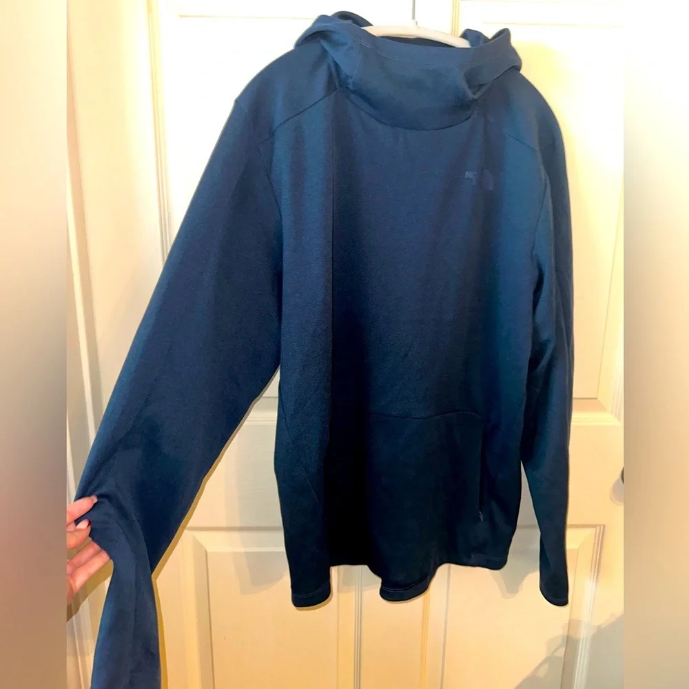 The North Face Men’s Navy Blue Hoodie Pullover Sweatshirt L outdoor fall